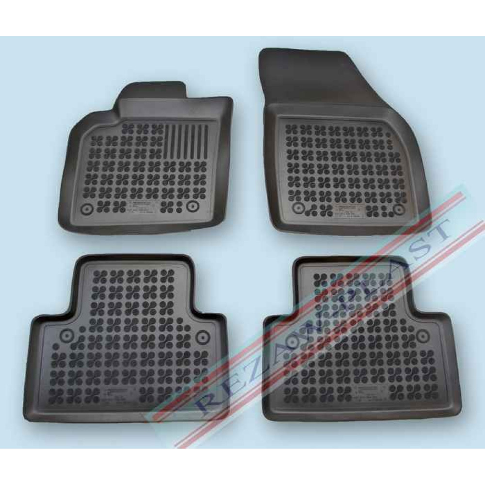 Car rubber floor mats black VOLVO S40 II (2004-...)  200409