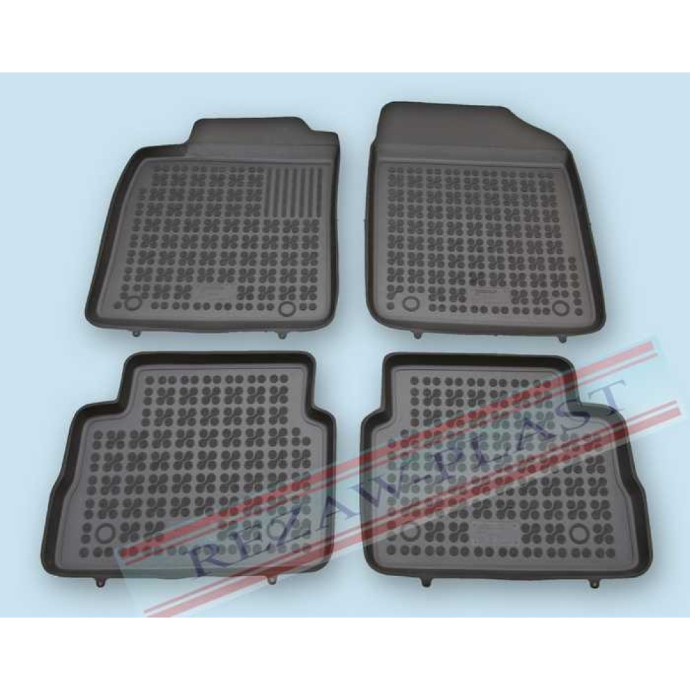 Car rubber floor mats black OPEL VECTRA C Sedan  (2002-2008)  200502