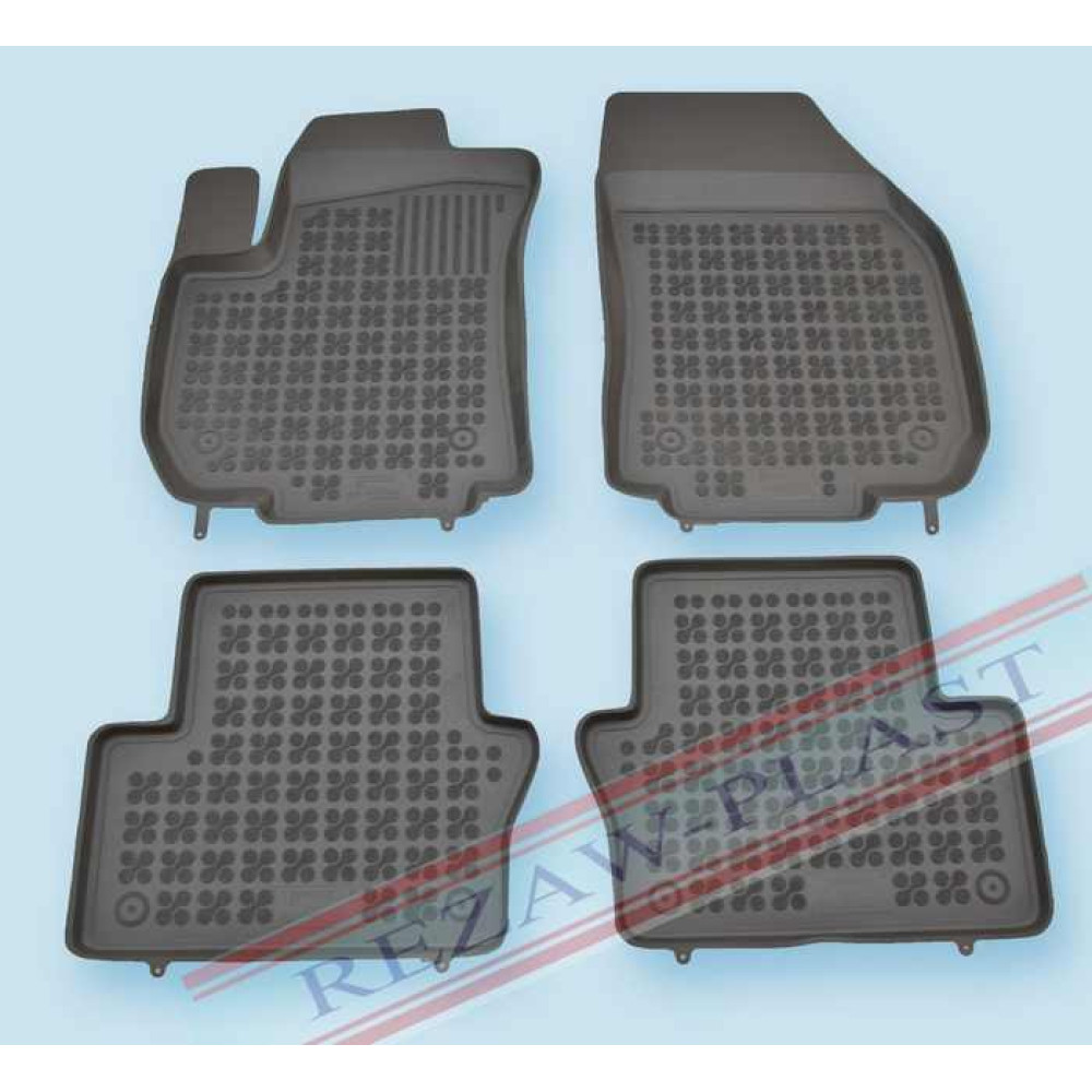Car rubber floor mats black OPEL ZAFIRA B (2005-2012)  200507