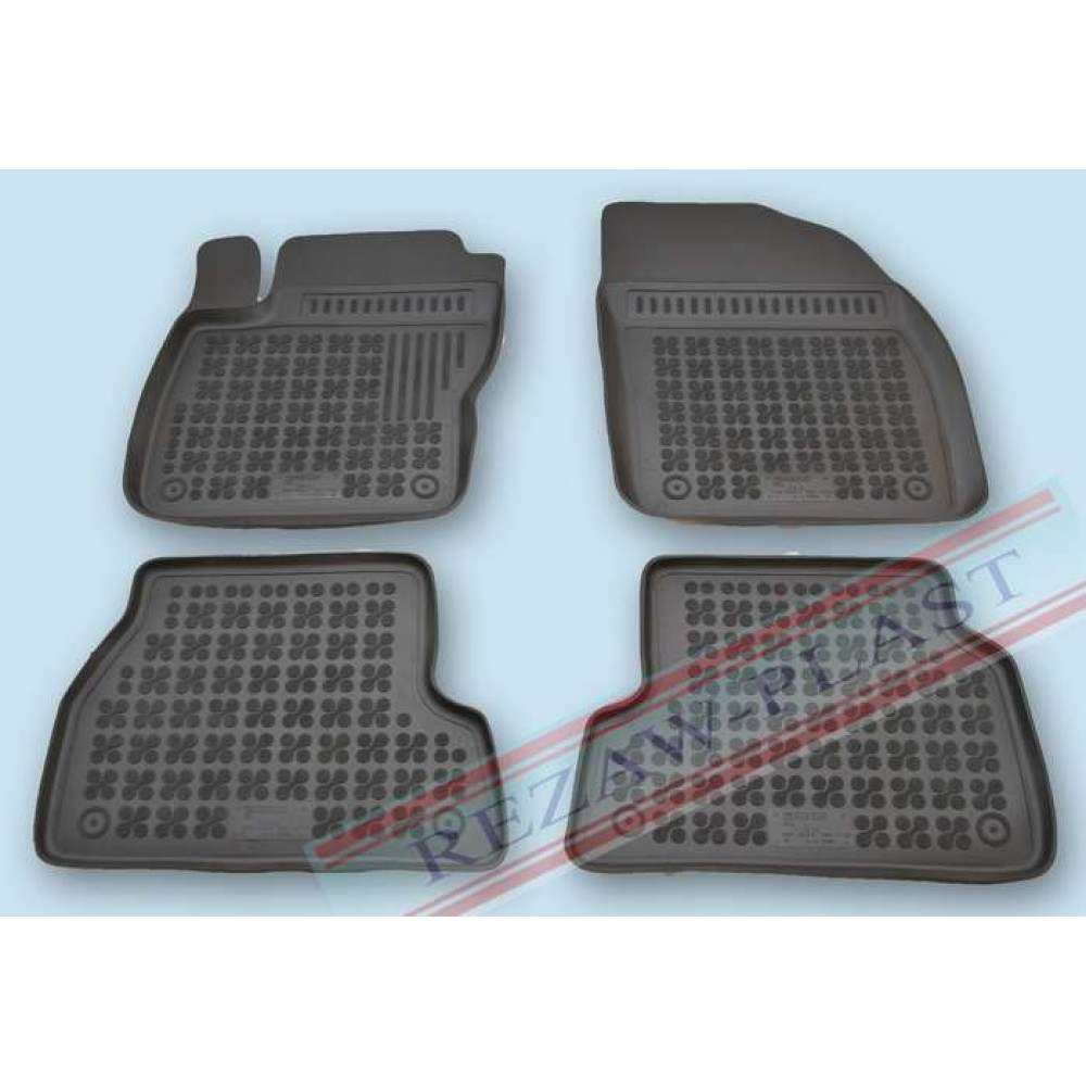 Car rubber floor mats black FORD FOCUS II (2004-2011)  200604