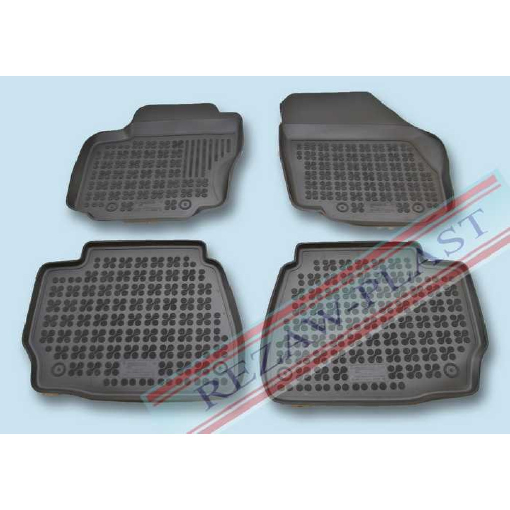 Car rubber floor mats black FORD MONDEO (2007-2014) 200605