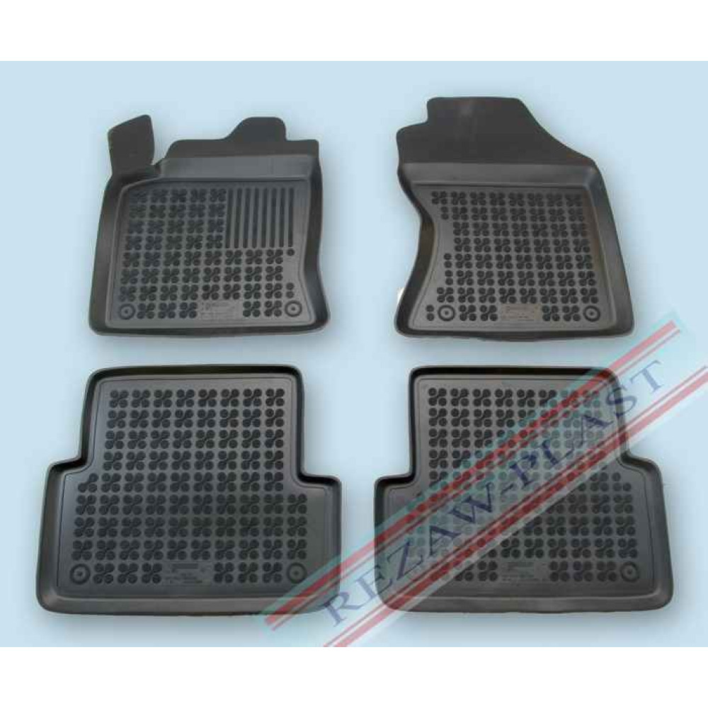 Car rubber floor mats black FORD FOCUS I (1998-2005)  200608