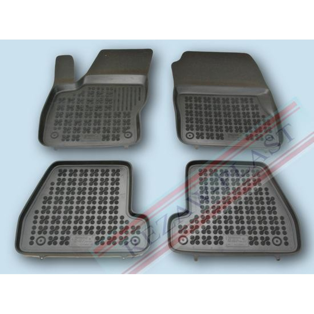 Car rubber floor mats black FORD FOCUS III (2011-2015)  200614