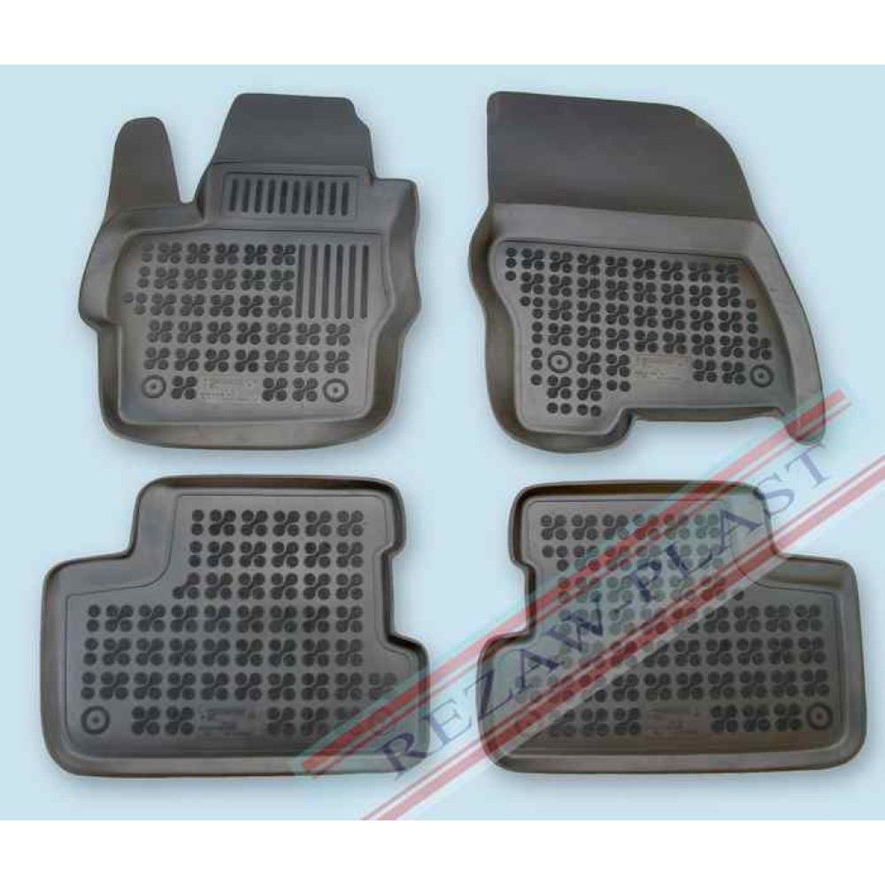 Car rubber floor mats black MAZDA 3 (2004-2013)  with fire exting. 200803