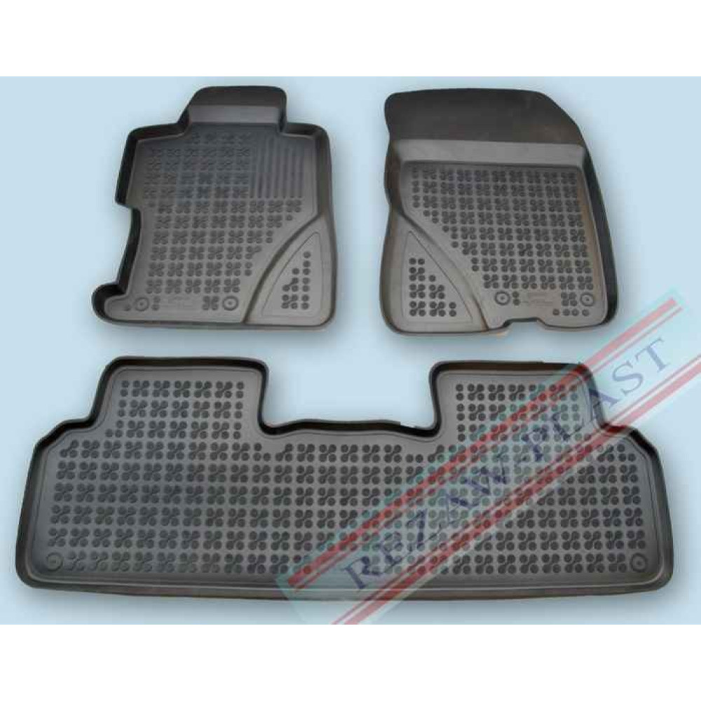 Car rubber floor mats black HONDA CIVIC Sedan (2006-2011)  200908