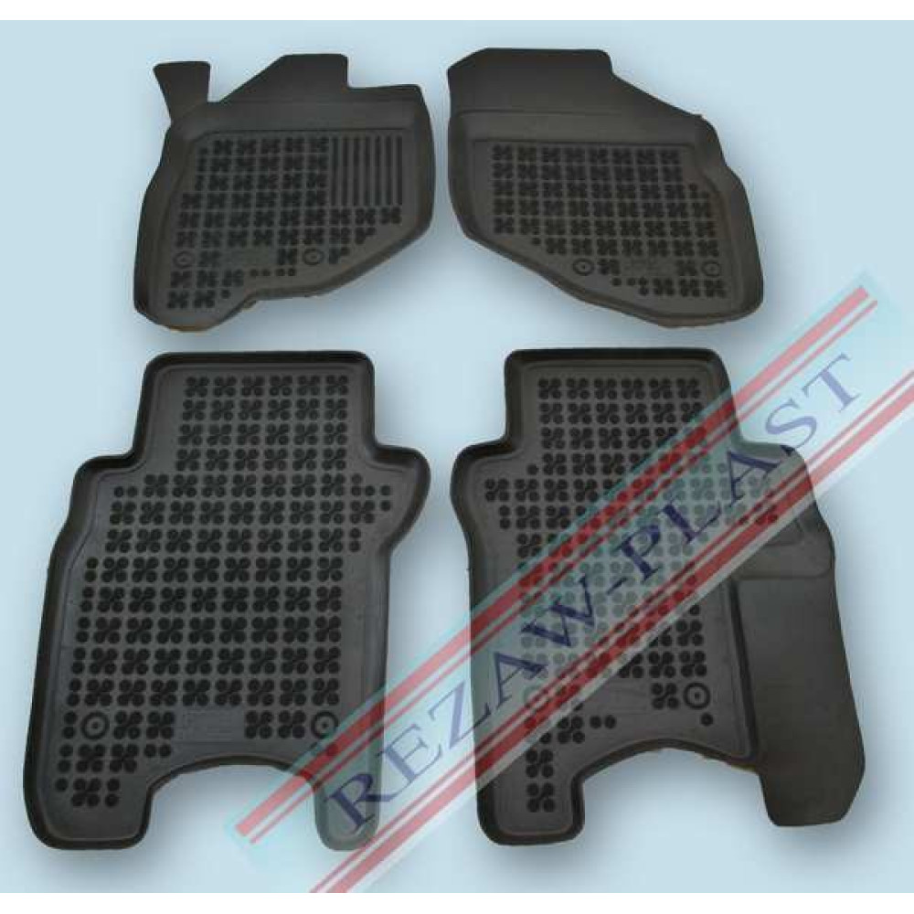 Car rubber floor mats black HONDA JAZZ I (2002-2008)  200910