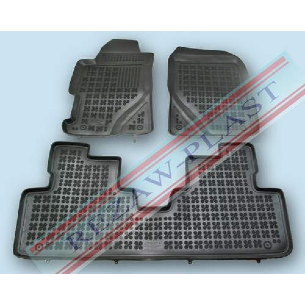 Car rubber floor mats black HONDA CIVIC Sedan (2001-2005)  200913