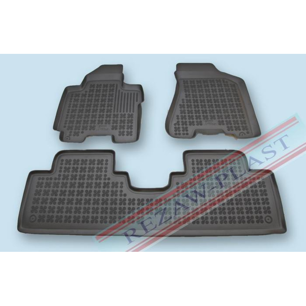 Car rubber floor mats black KIA SPORTAGE (2004-2010)  201006