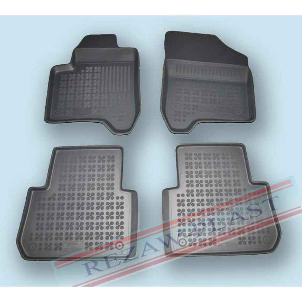 Car rubber floor mats black CITROEN C3 PICASSO (2009-...)  201205