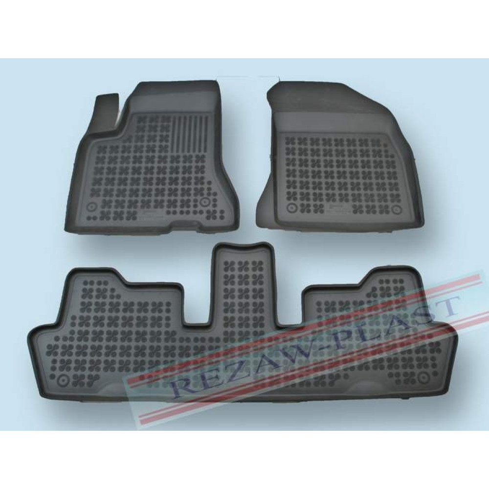 Car rubber floor mats black CITROEN C4 PICASSO (2006-2013) 201210