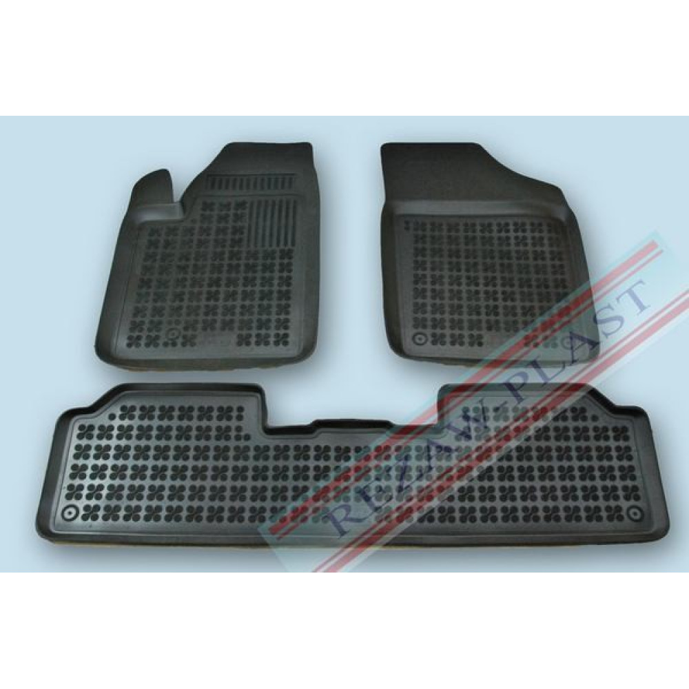 Car rubber floor mats black CITROEN BERLINGO I (1997-2008)  201215