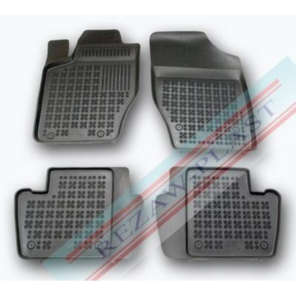 Car rubber floor mats black CITROEN C4 I (2004-2010)  201218