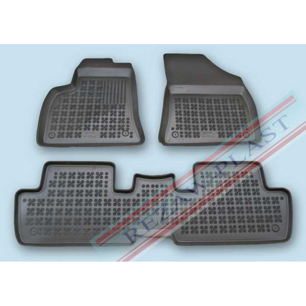 Car rubber floor mats black PEUGEOT 3008 (2009-...)   201306