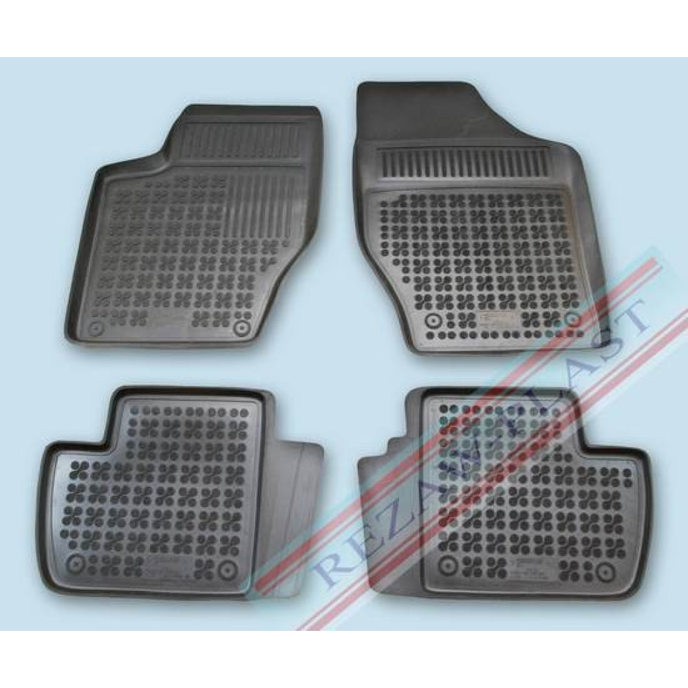 Car rubber floor mats black PEUGEOT 308 (2007-2013)  201308