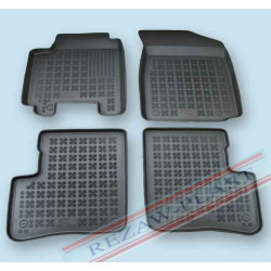 Car rubber floor mats black TOYOTA YARIS (1998-2005) (5d.) 201408