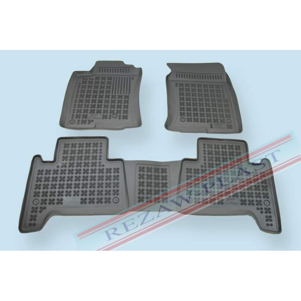 Car rubber floor mats black TOYOTA LAND CRUISER 120 (2002-...) 201410