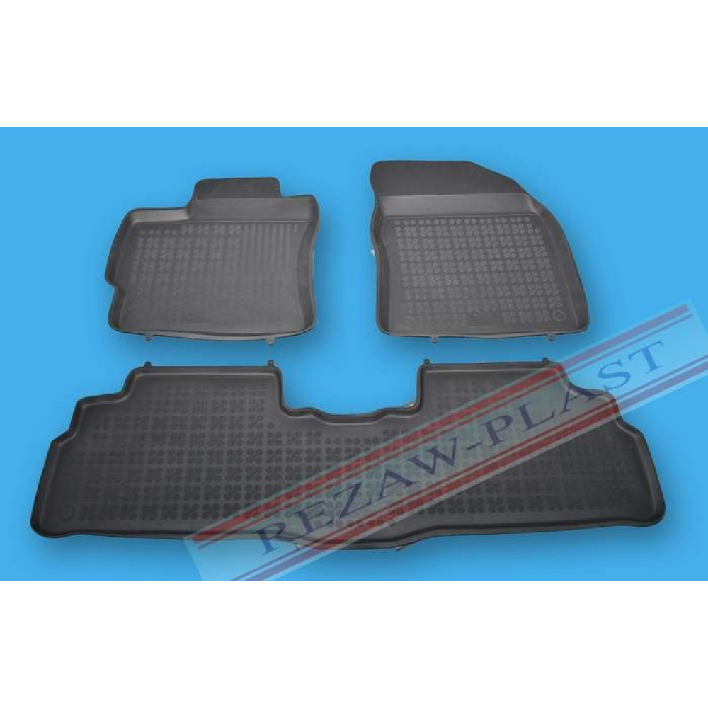 Car rubber floor mats black TOYOTA VERSO (2009-...)  201412
