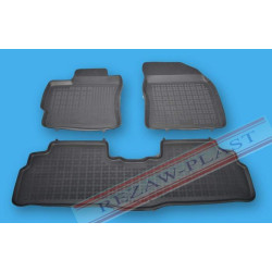 Car rubber floor mats black TOYOTA VERSO (2009-...)  201412