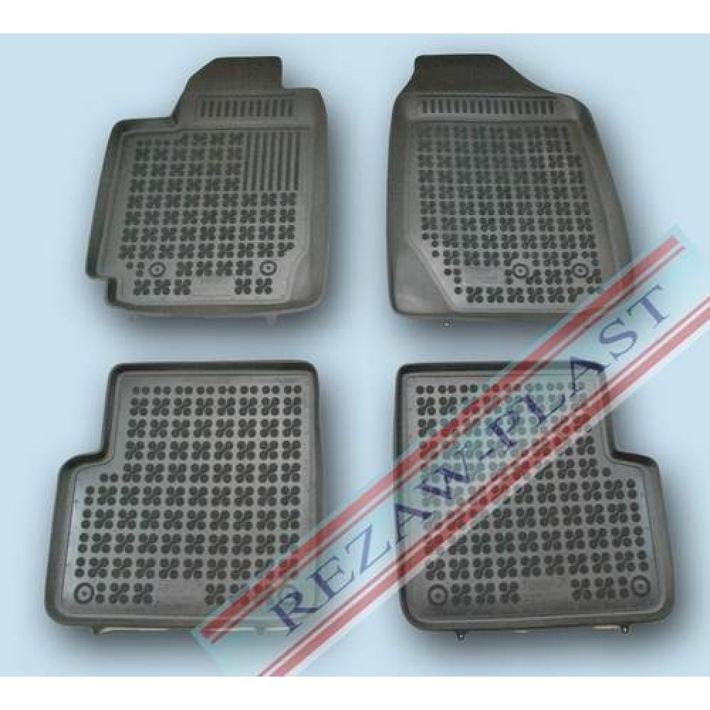 Car rubber floor mats black TOYOTA COROLLA IX (2000-2006)  201419