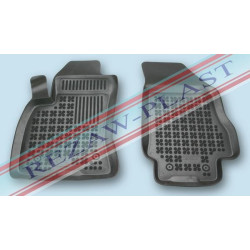 Car rubber floor mats black FIAT DOBLO II (2009-...) (2s.) 201511
