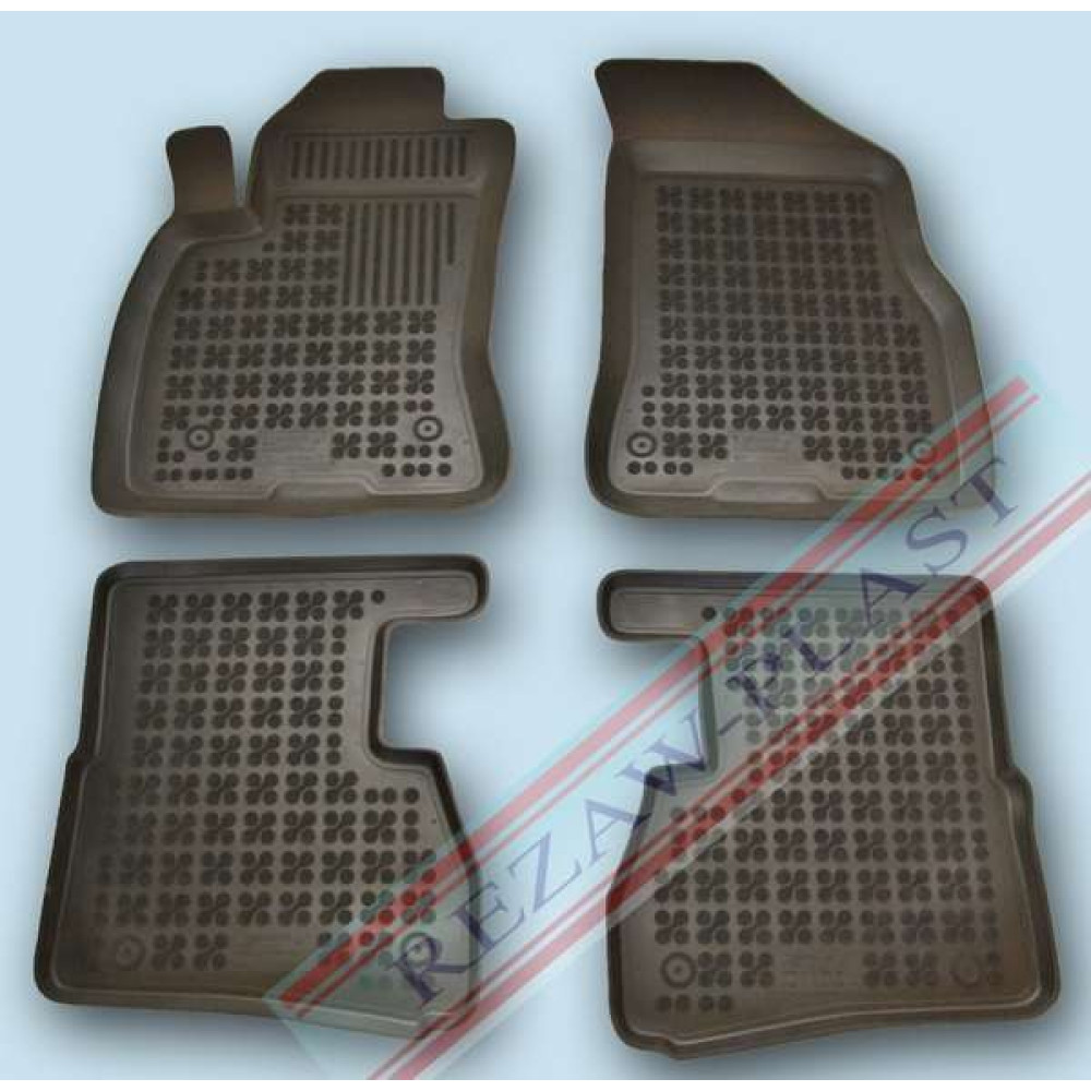 Car rubber floor mats black FIAT DOBLO II (2009-...) 201512