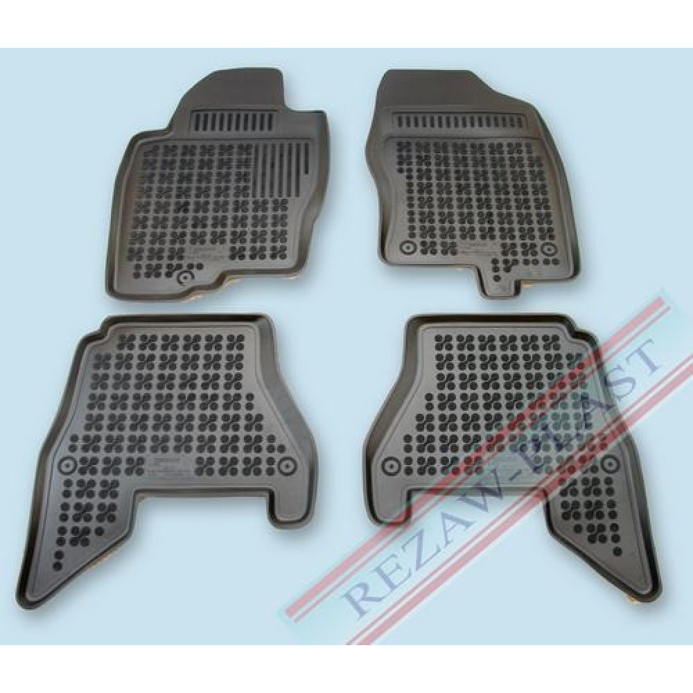Car rubber floor mats black NISSAN PATHFINDER III (2005-2012)   201804