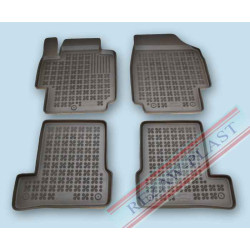 Car rubber floor mats black NISSAN MICRA III (2002-2007)  201810