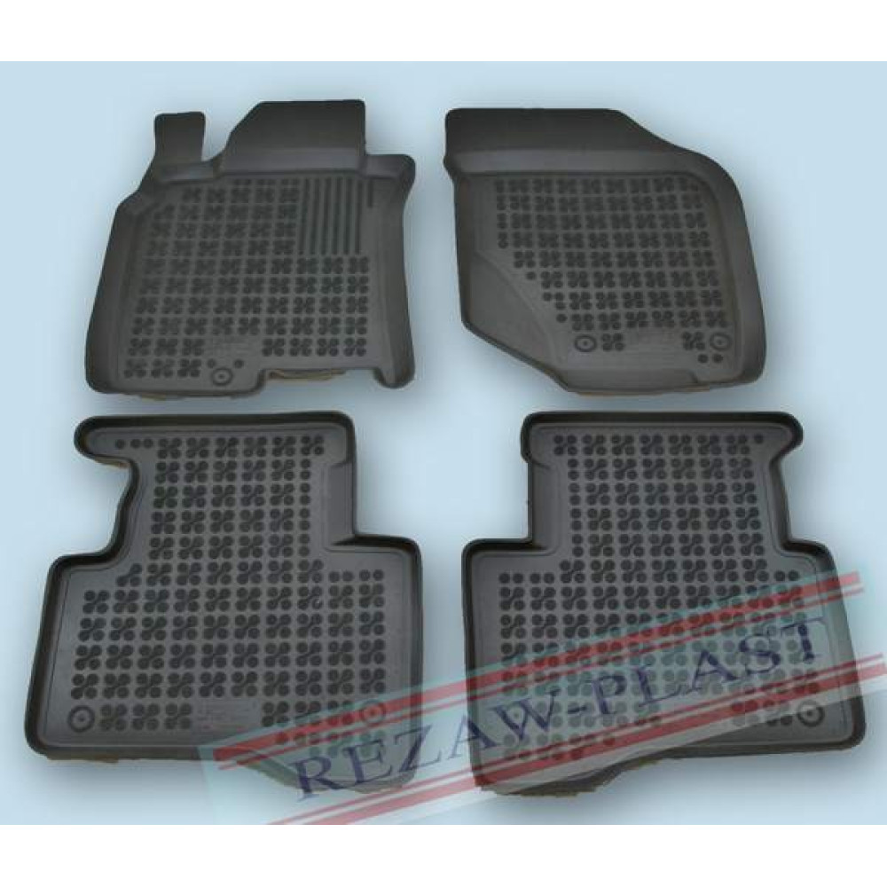 Car rubber floor mats black NISSAN X-TRAIL I (2001-2007)  201811
