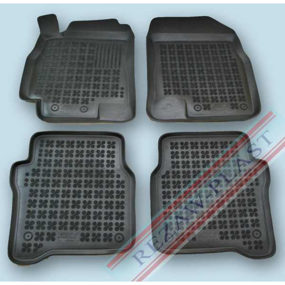 Car rubber floor mats black NISSAN PRIMERA III (2002-2007) 201812
