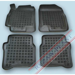 Car rubber floor mats black NISSAN PRIMERA III (2002-2007) 201812