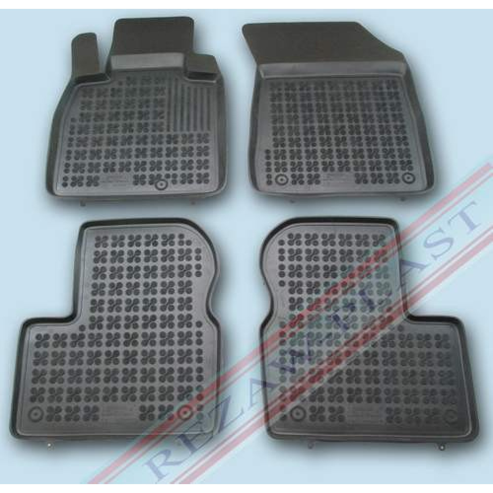 Car rubber floor mats black NISSAN MICRA IV  (2010-...) 201817