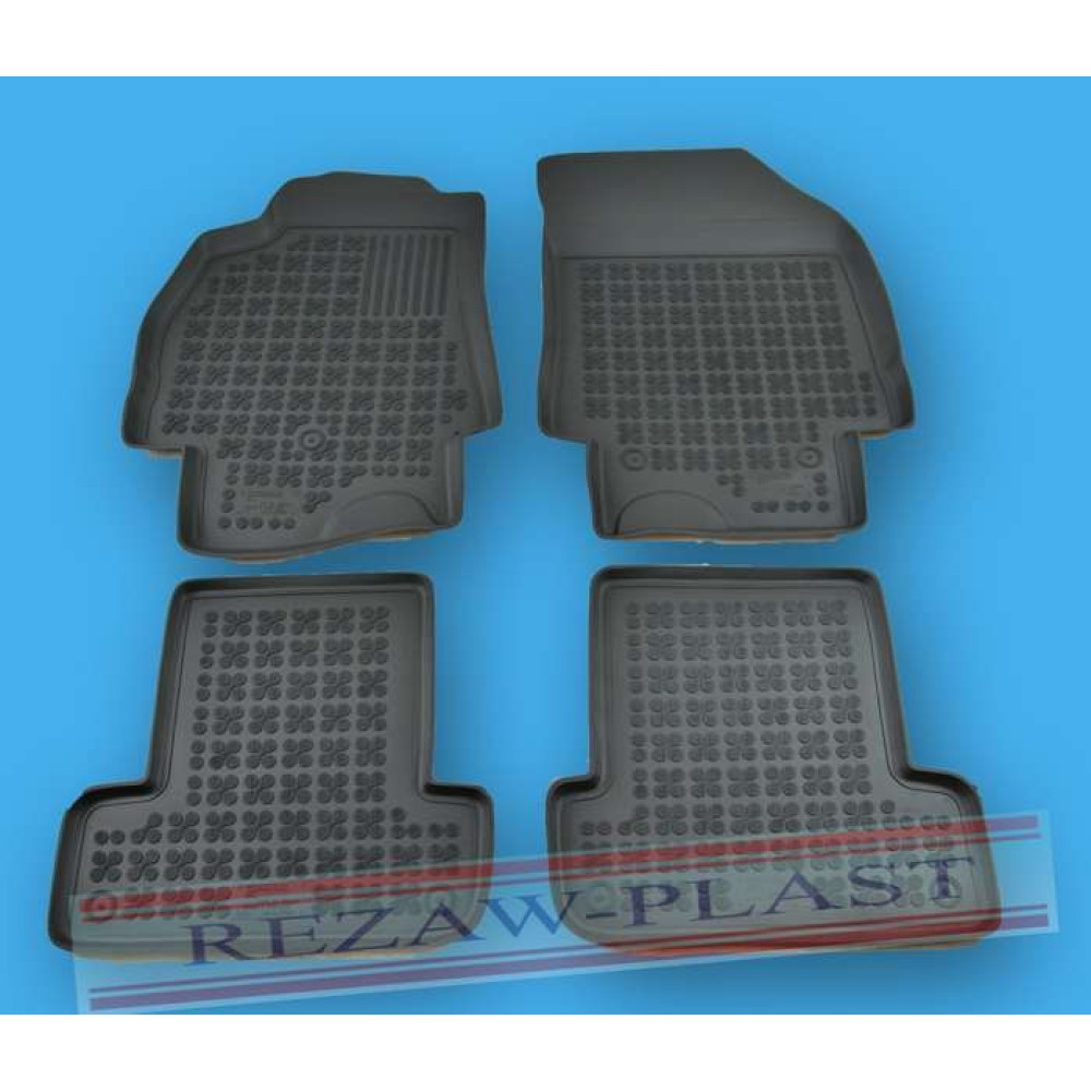Car rubber floor mats black RENAULT MEGANE III (2008-...) 201902