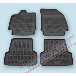 Car rubber floor mats black RENAULT LAGUNA III (2007-...)  201905