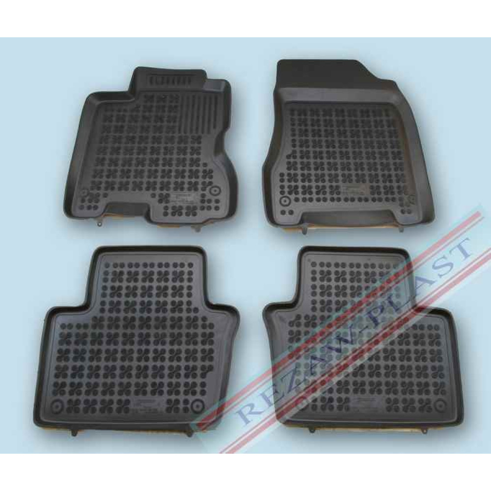 Car rubber floor mats black RENAULT KOLEOS (2008-...)  201909