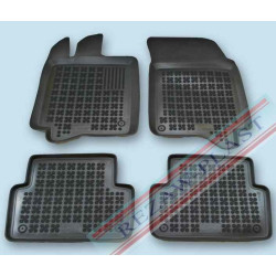 Car rubber floor mats black RENAULT LAGUNA II (2001-2007)  201912