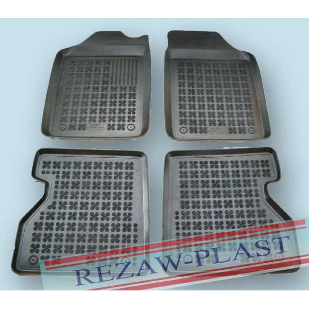 Car rubber floor mats black RENAULT KANGOO I (1998-2007)  201913