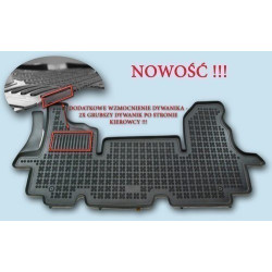 Car rubber floor mats black RENAULT MASTER II (2003-2010)  201917