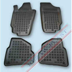 Car rubber floor mats black SEAT IBIZA (2008-...)  202004
