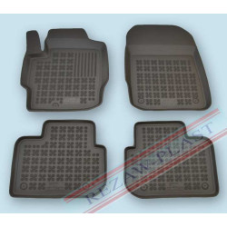 Car rubber floor mats black MITSUBISHI COLT (3d.) (2009-..)  202302
