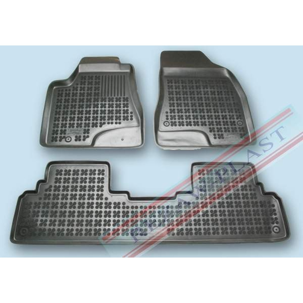 Car rubber floor mats black LEXUS RX (2009-2012)  202402