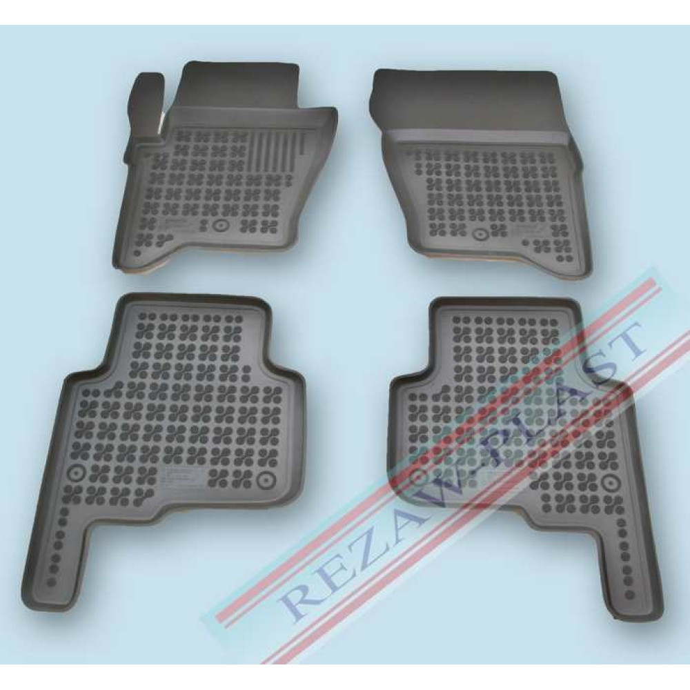 Car rubber floor mats black LAND ROVER DISCOVERY 3/4 (2004-...)  202902