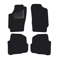 Alfombrillas textiles negras para coche SEAT IBIZA (2002-2008) ECONÓMICAS