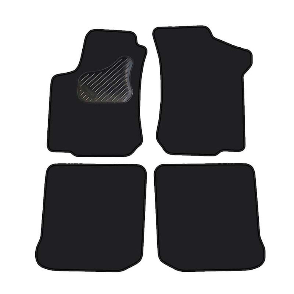 Car textile mats black SKODA OCTAVIA I (1996-2004) ECONOMIC