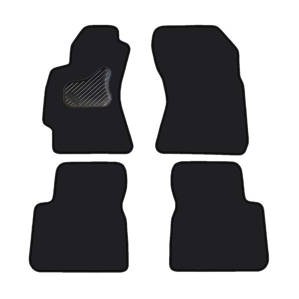 Car textile mats black SUBARU FORESTER (2008-2013) ECONOMIC