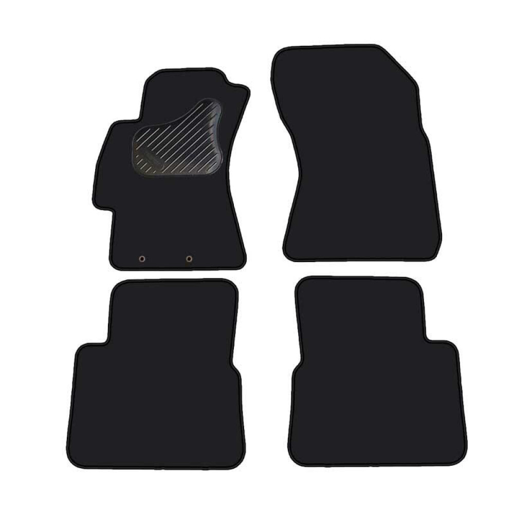 Alfombrillas textiles negras para coche SUBARU IMPREZA (2007-...) ECONÓMICAS