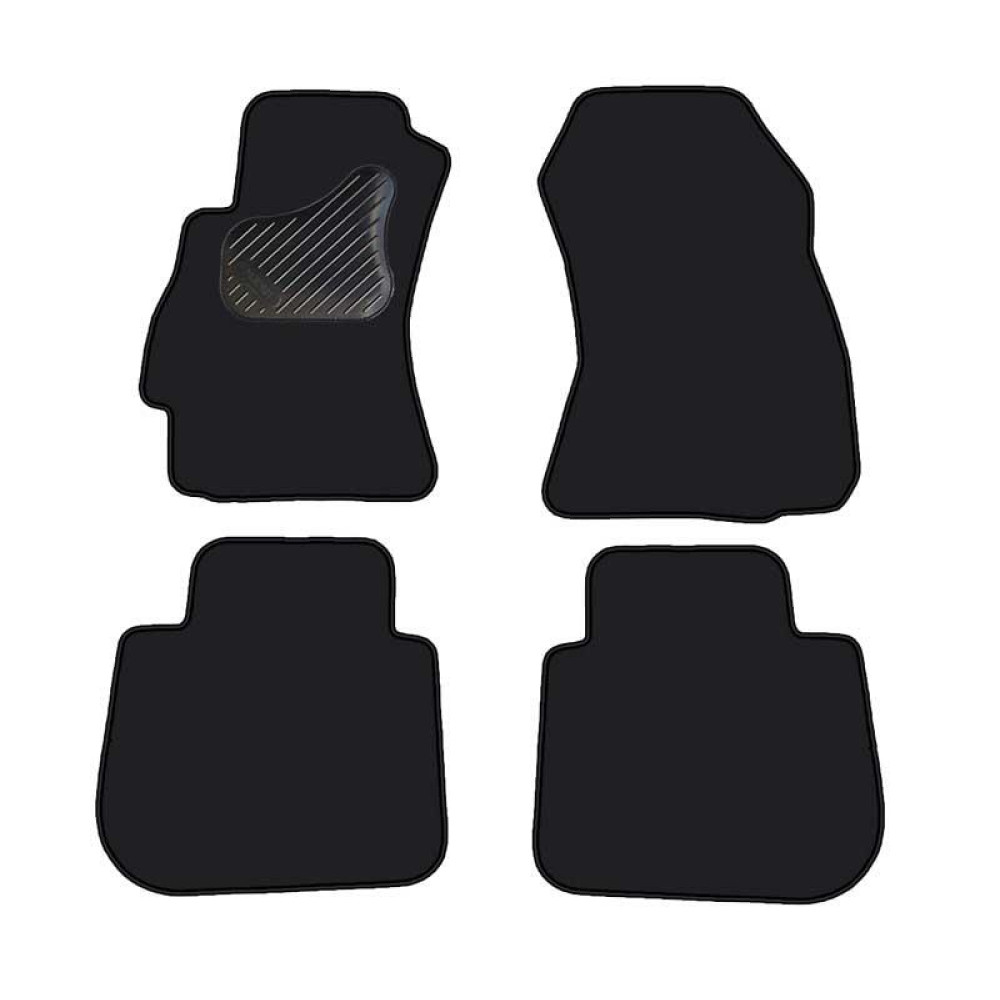 Car textile mats black SUBARU LEGACY (2009-...) ECONOMIC