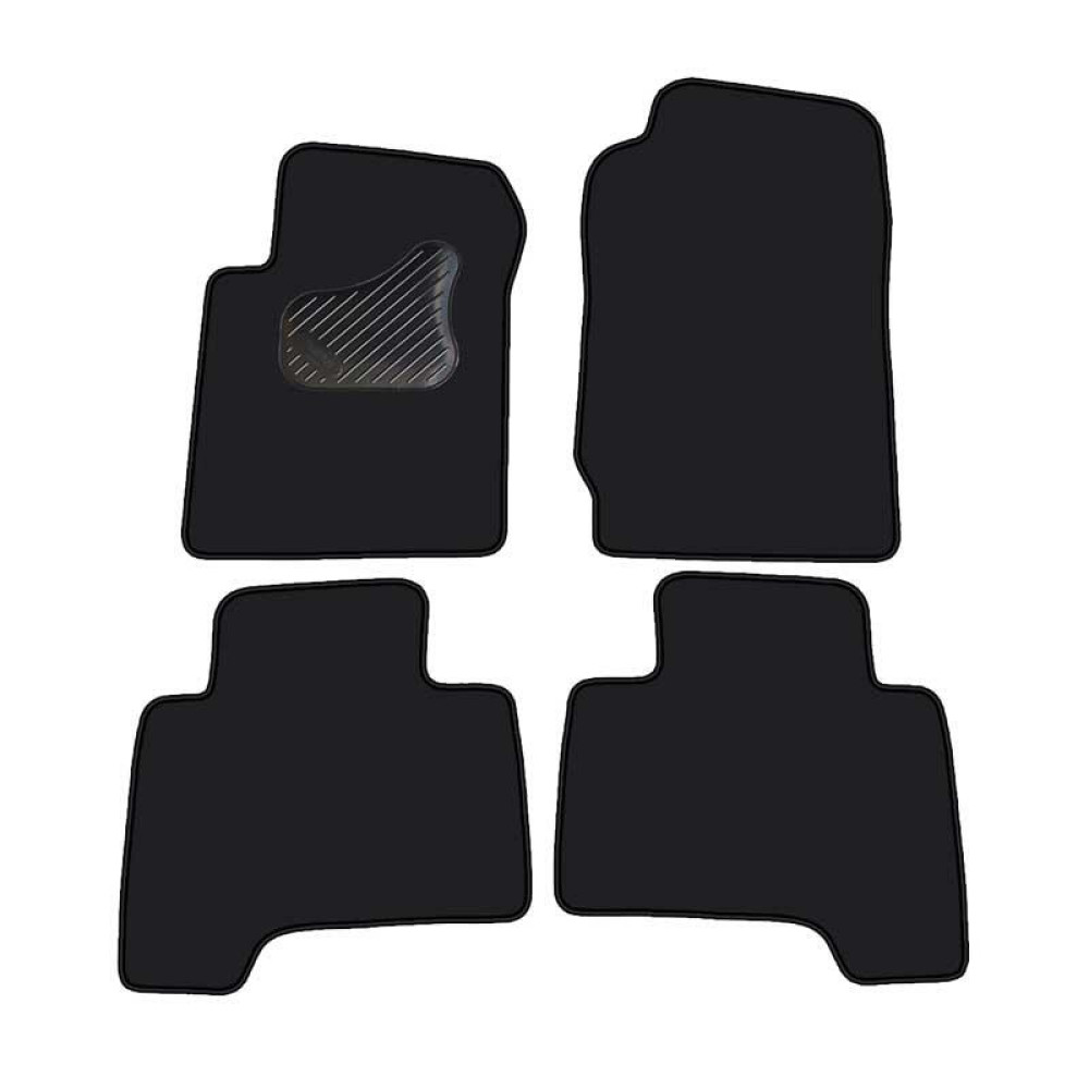 Car textile mats black SUZUKI GRAND VITARA (2005-...) ECONOMIC