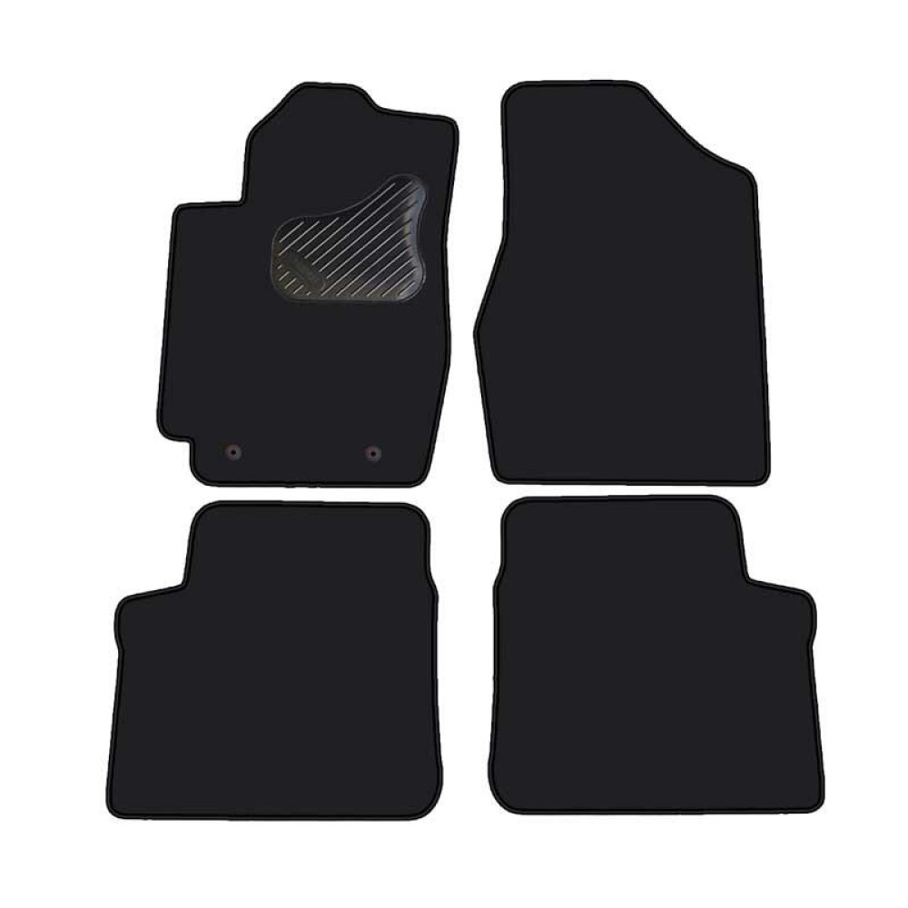 Car textile mats black TOYOTA CAMRY (2001-2006) ECONOMIC