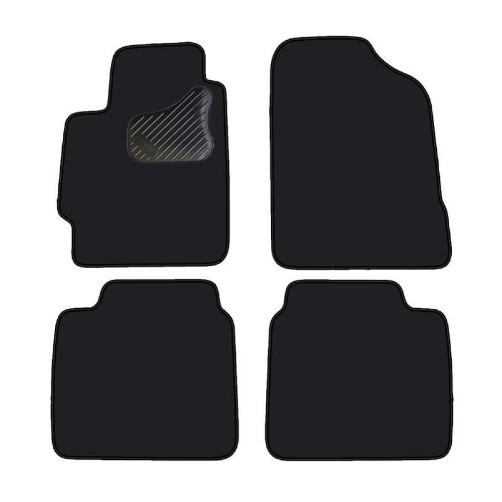 Car textile mats black TOYOTA CAMRY (2006-...) ECONOMIC