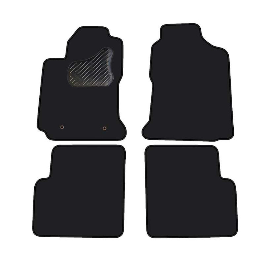 Car textile mats black TOYOTA COROLLA (2001-2007) ECONOMIC